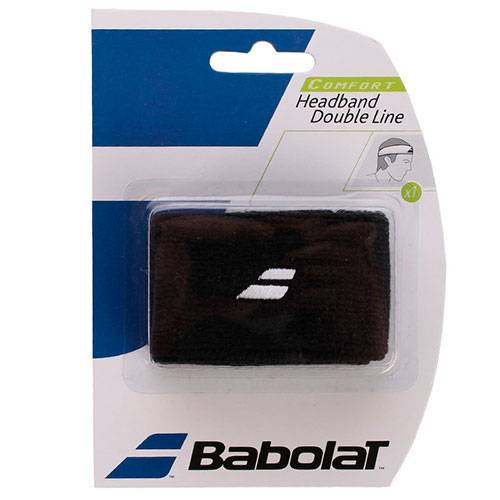 Babolat Headband Double Line Black Saletennis